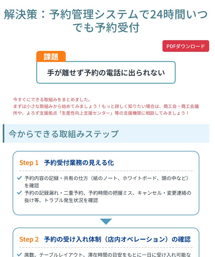 解決策のPDFダウンロード
